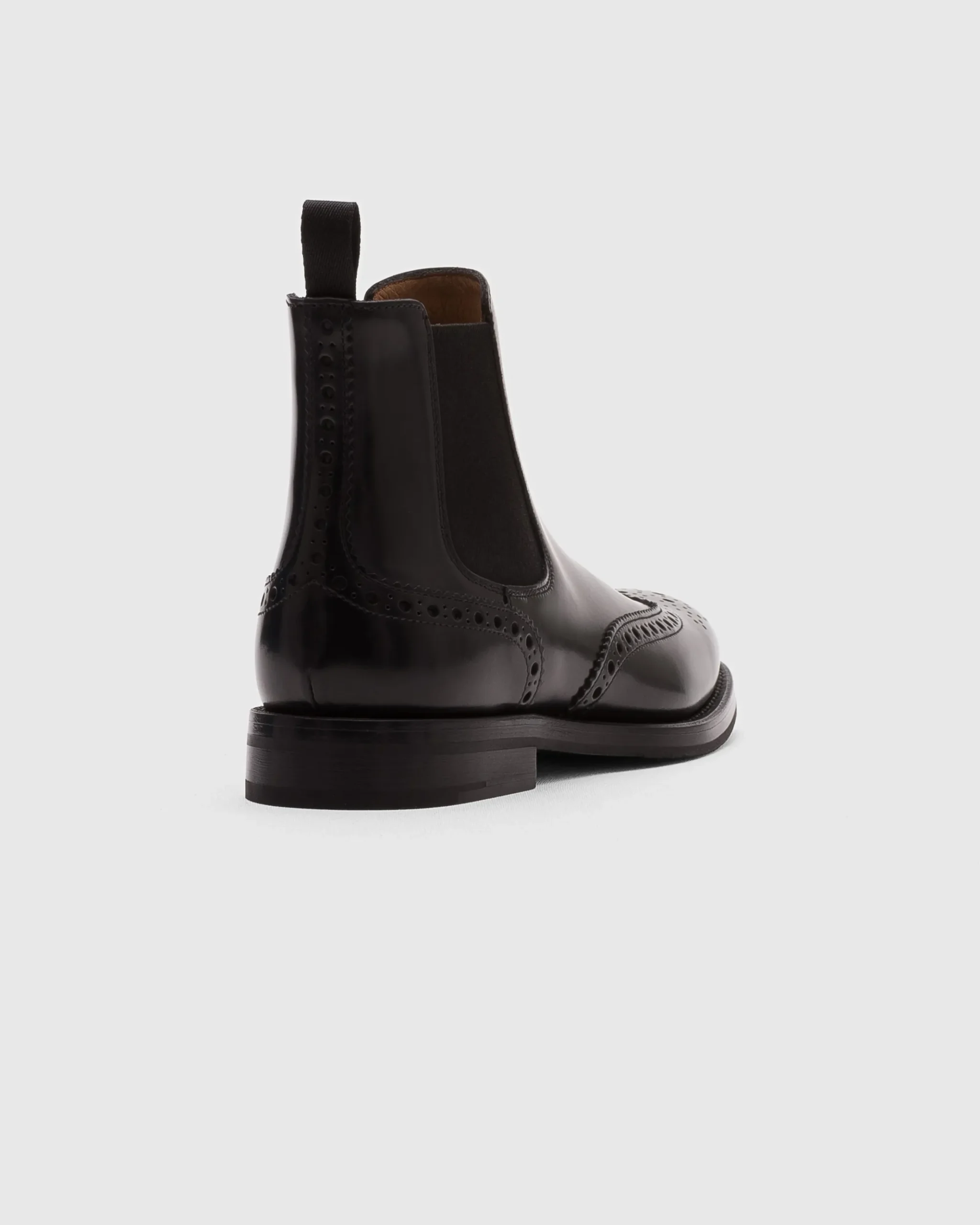 Ketsby Wg - Polished Binder Brogue Chelsea Boot
