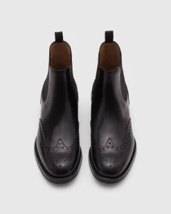 Ketsby Wg - Polished Binder Brogue Chelsea Boot