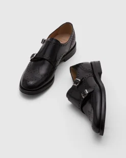 Lana R - Brushed-leather lace-ups