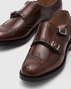 Lana R - Polished Fumè Monk Brogue