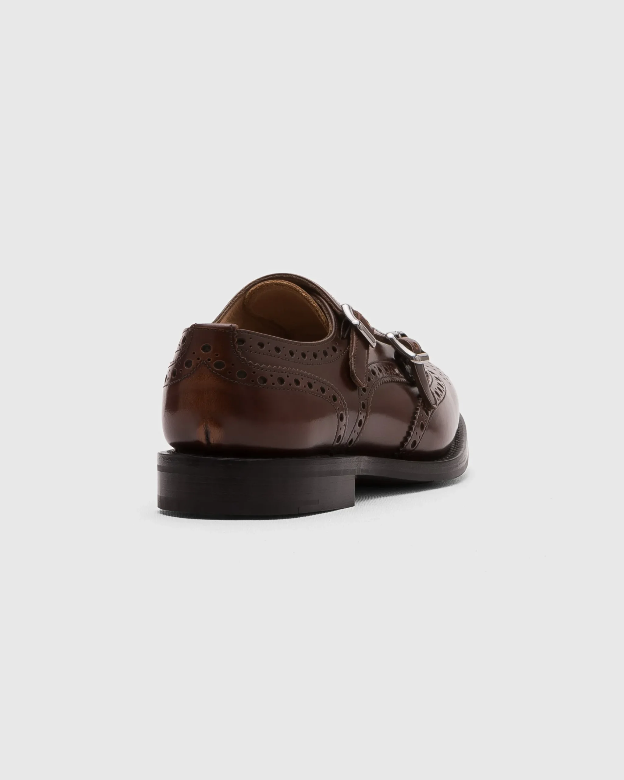 Lana R - Polished Fumè Monk Brogue