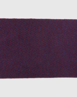Long socks with herringbone pattern - Herringbone Wool Long Socks