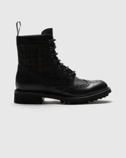 Mc Lea - Soft Grain Leather and Wool Derby Boot