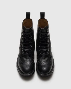 Mc Lea - Soft Grain Leather and Wool Derby Boot