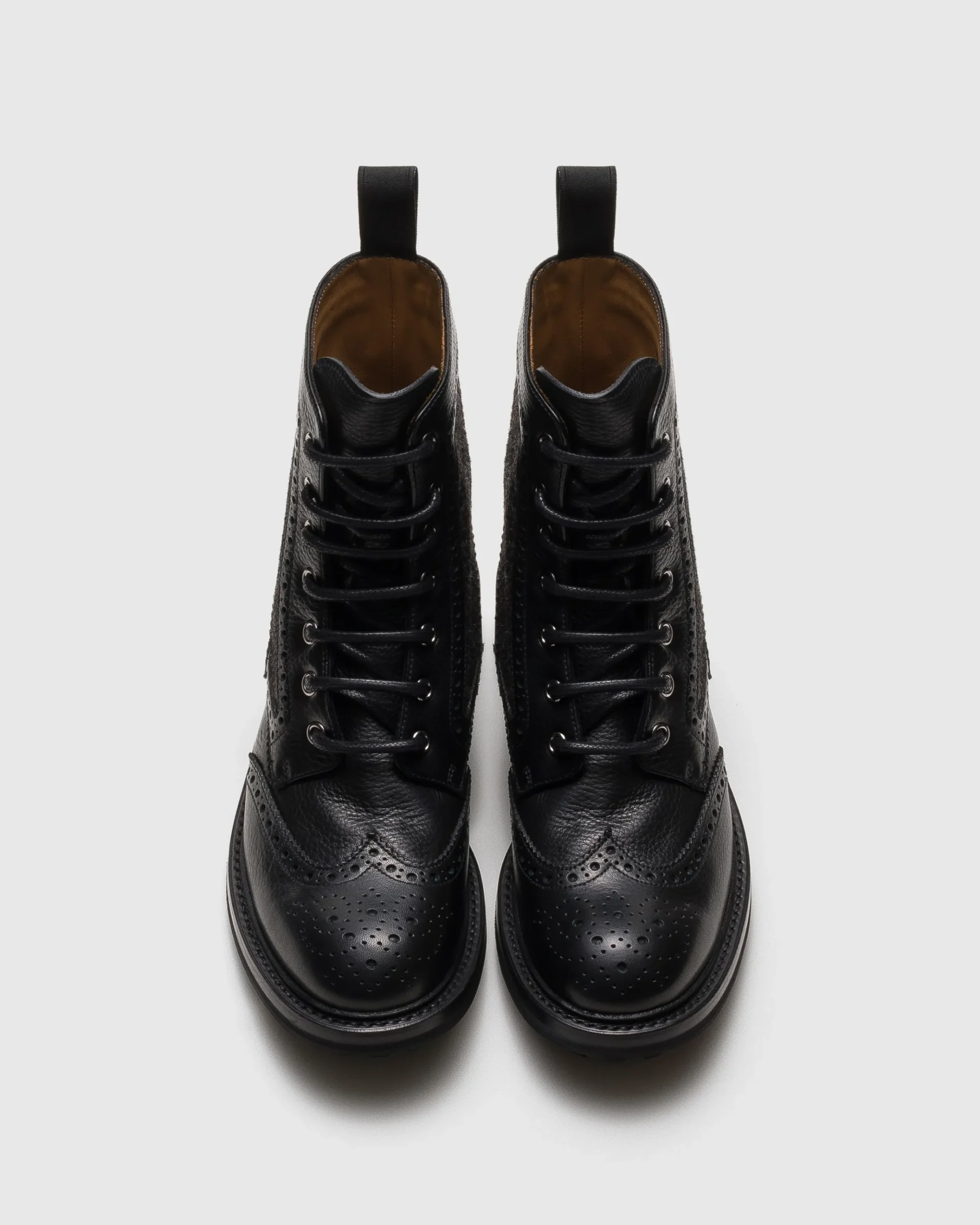 Mc Lea - Soft Grain Leather and Wool Derby Boot