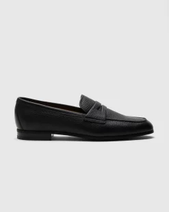 Milton - Deerskin Loafer with Antique Finish