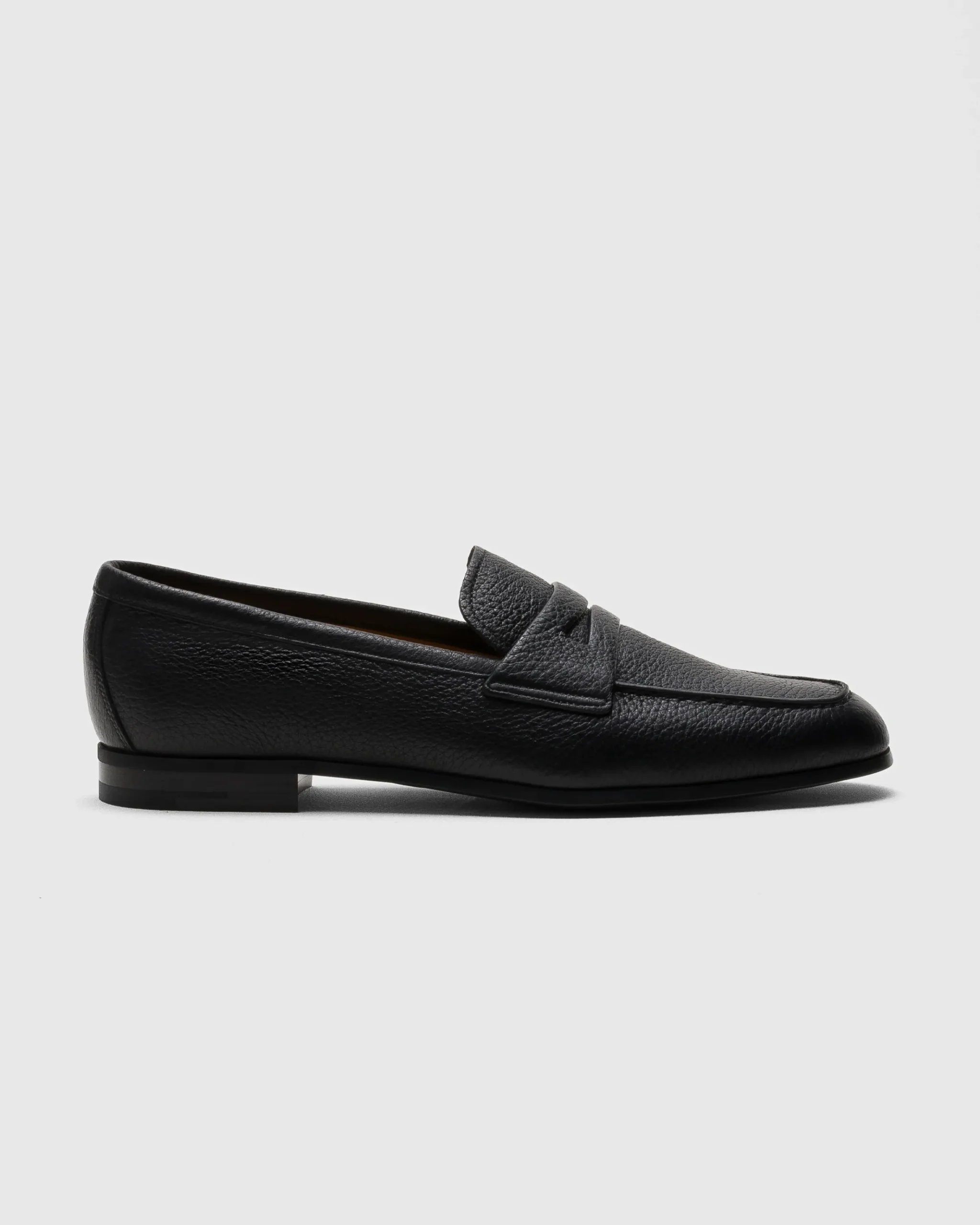 Milton - Deerskin Loafer with Antique Finish