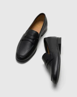 Milton - Deerskin Loafer with Antique Finish