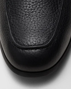 Milton - Deerskin Loafer with Antique Finish