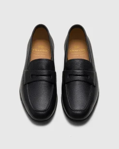Milton - Deerskin Loafer with Antique Finish