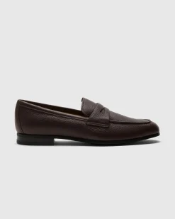 Milton - Deerskin Loafer with Antique Finish