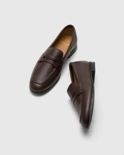 Milton - Deerskin Loafer with Antique Finish