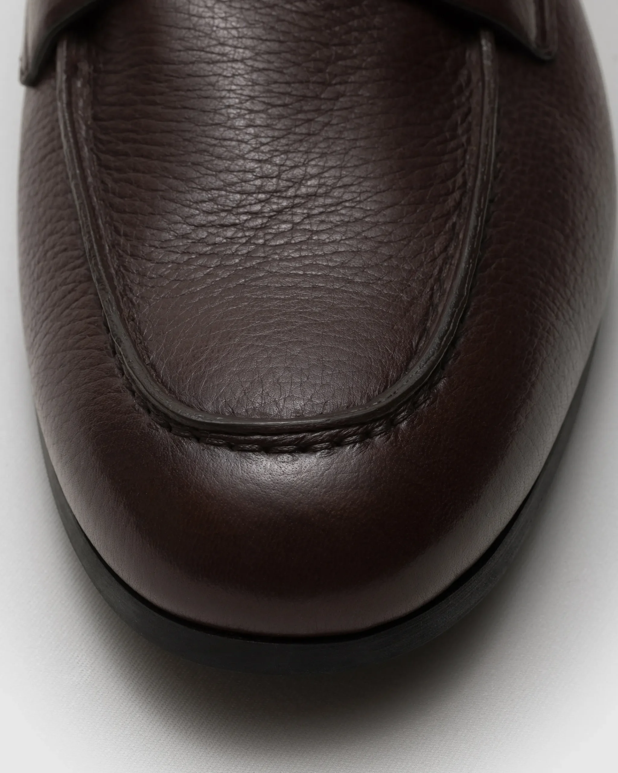 Milton - Deerskin Loafer with Antique Finish