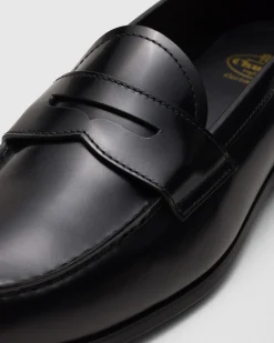 Natalie - Polished Fumé Leather Loafer