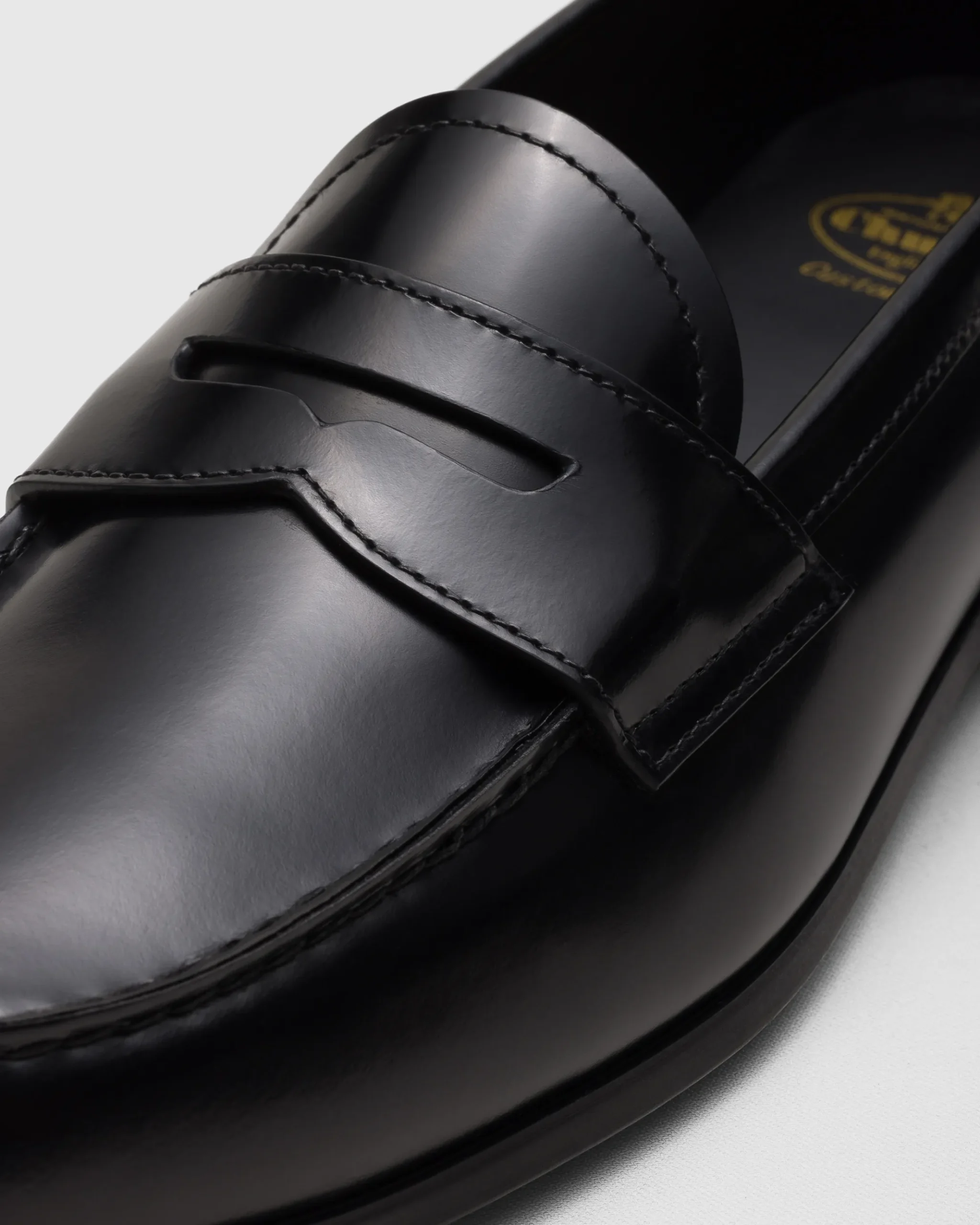 Natalie - Polished Fumé Leather Loafer