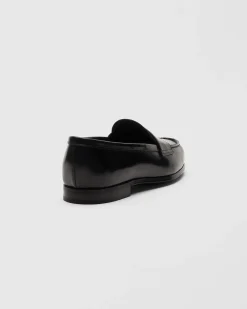 Natalie - Polished Fumé Leather Loafer