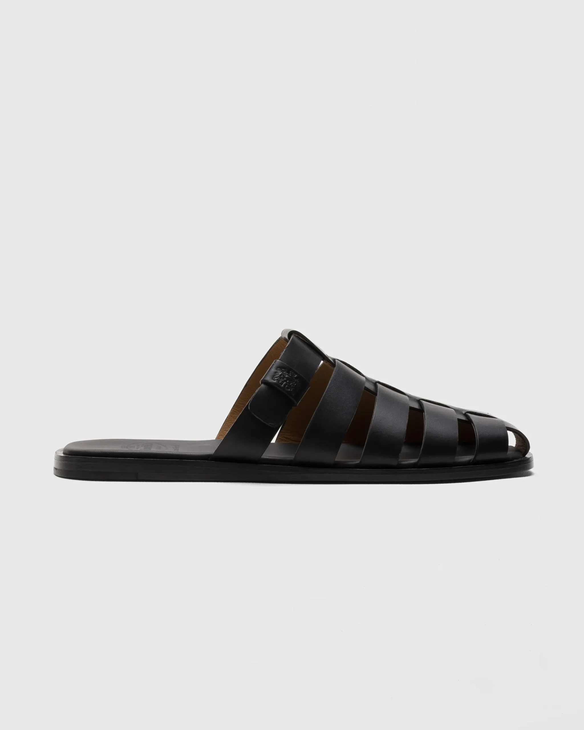 Oban - Calfskin Mule Sandal with Antique Finish