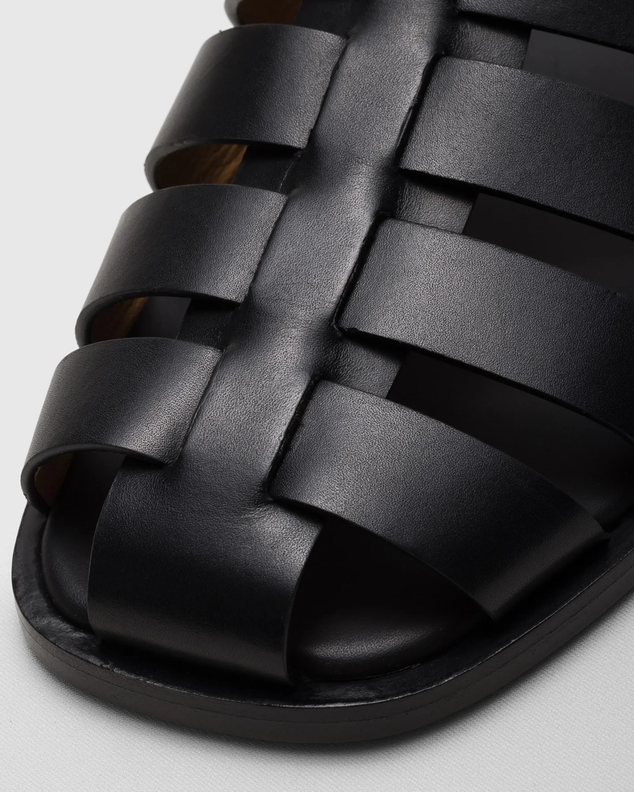 Oban - Calfskin Mule Sandal with Antique Finish