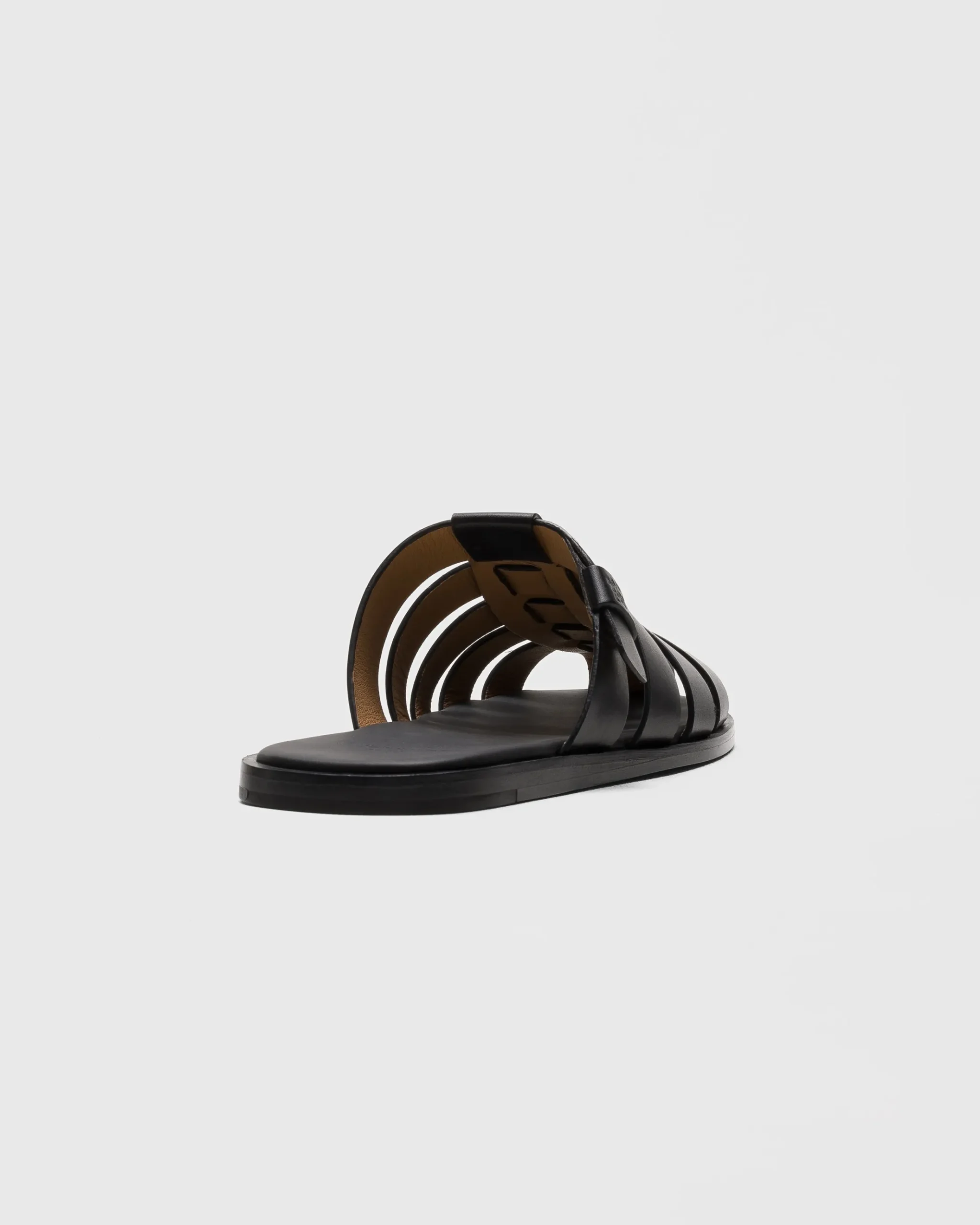 Oban - Calfskin Mule Sandal with Antique Finish