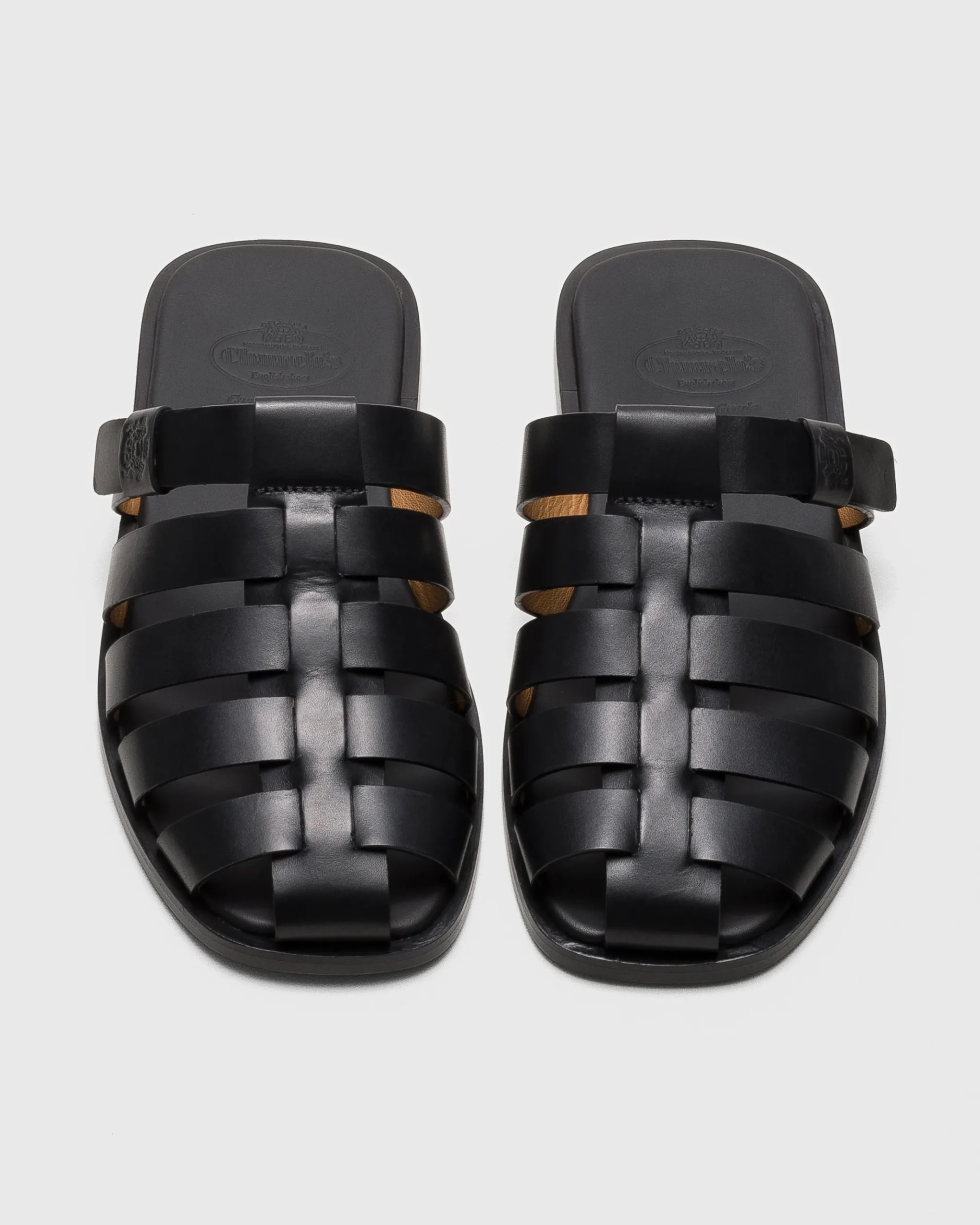 Oban - Calfskin Mule Sandal with Antique Finish