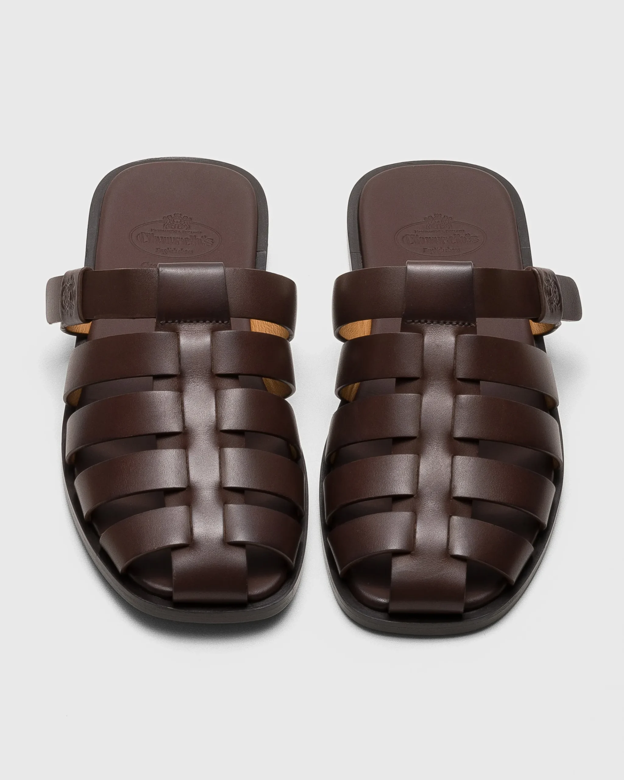 Oban - Calfskin Mule Sandal with Antique Finish
