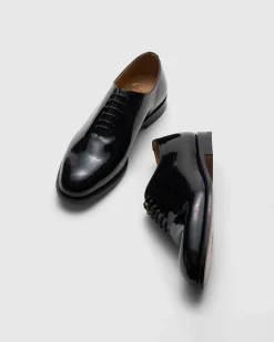 Oldford - Patent Leather Whole Cut Oxford