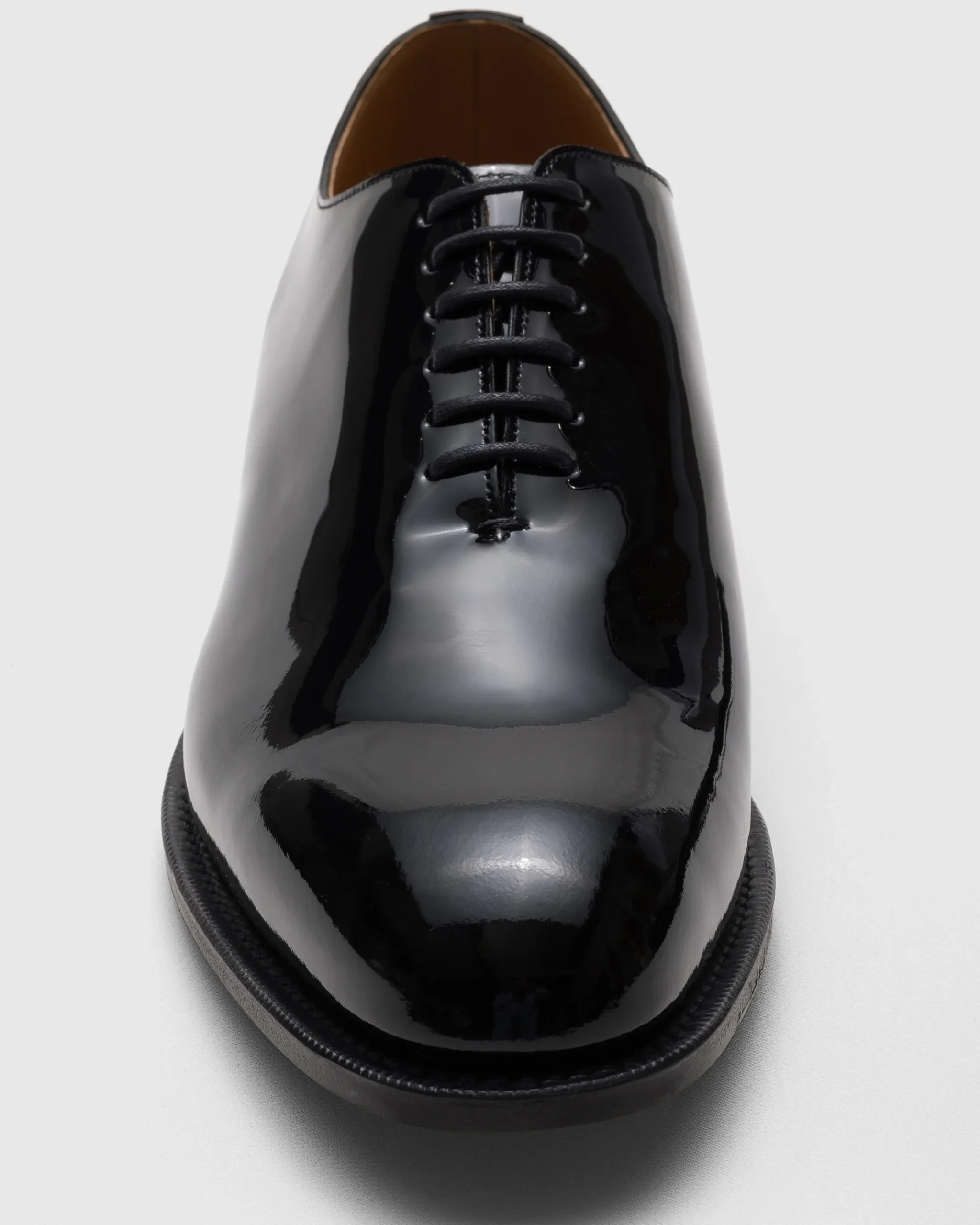 Oldford - Patent Leather Whole Cut Oxford
