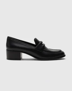 Ollie - Polished Fumé Leather Loafer