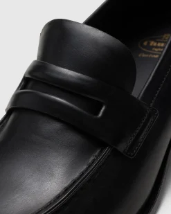 Ollie - Polished Fumé Leather Loafer
