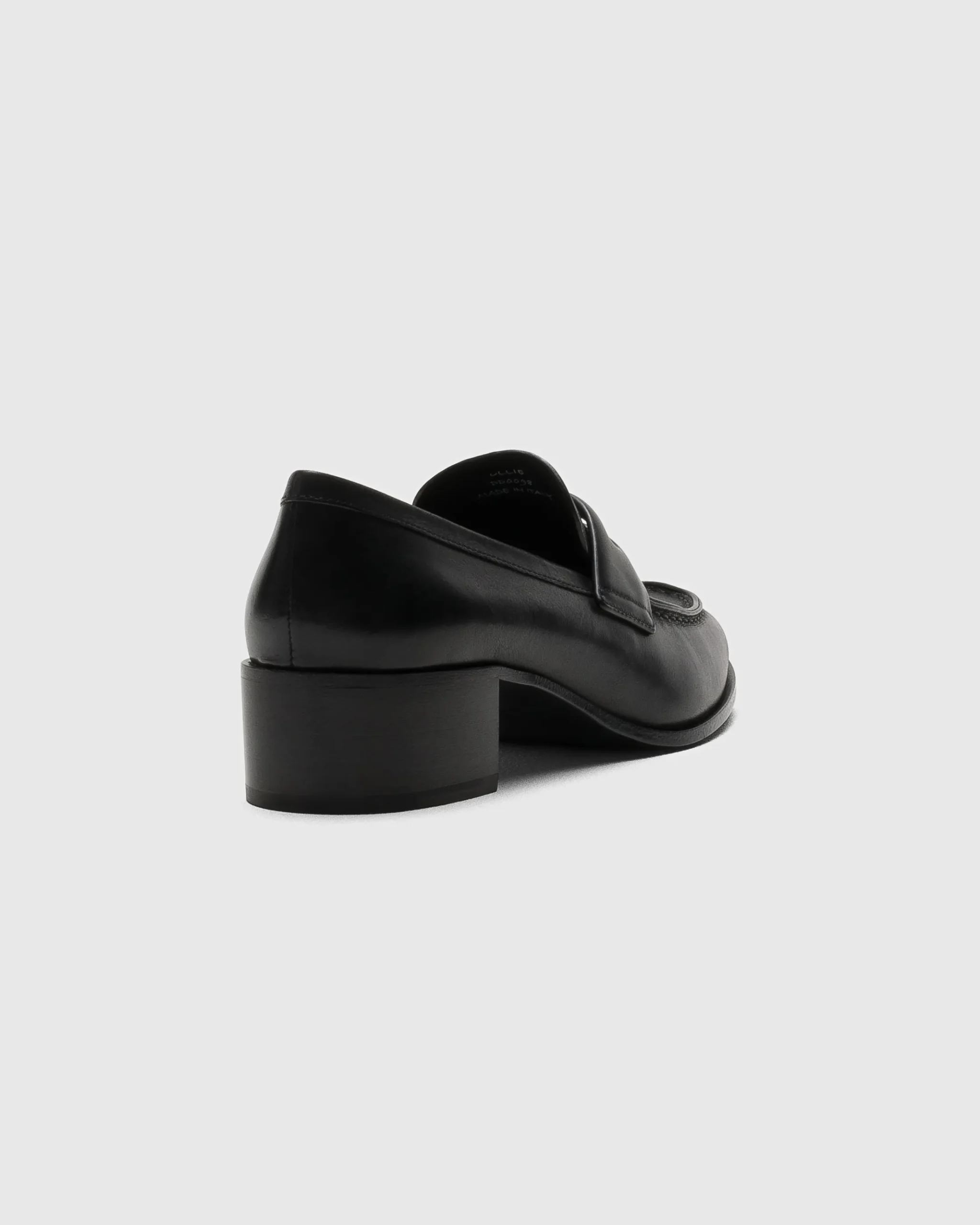 Ollie - Polished Fumé Leather Loafer