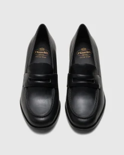 Ollie - Polished Fumé Leather Loafer