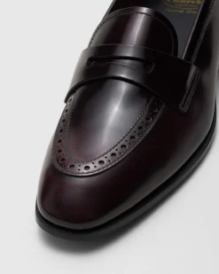 Onyx - Polished Fumé Leather Loafer