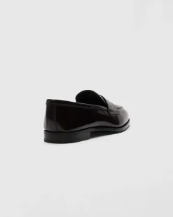 Onyx - Polished Fumé Leather Loafer