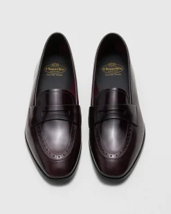 Onyx - Polished Fumé Leather Loafer