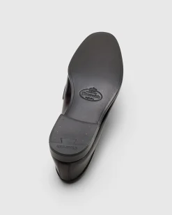 Onyx - Polished Fumé Leather Loafer