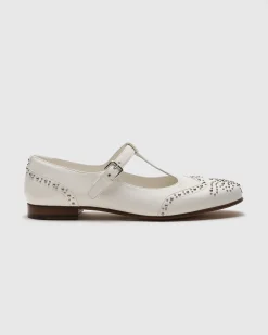 Opal Met - Nappa Mary Jane Ballet Flat with Studs