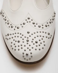 Opal Met - Nappa Mary Jane Ballet Flat with Studs