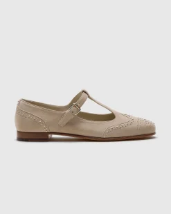 Opal Met - Suede Mary Jane Ballet Flat with Studs