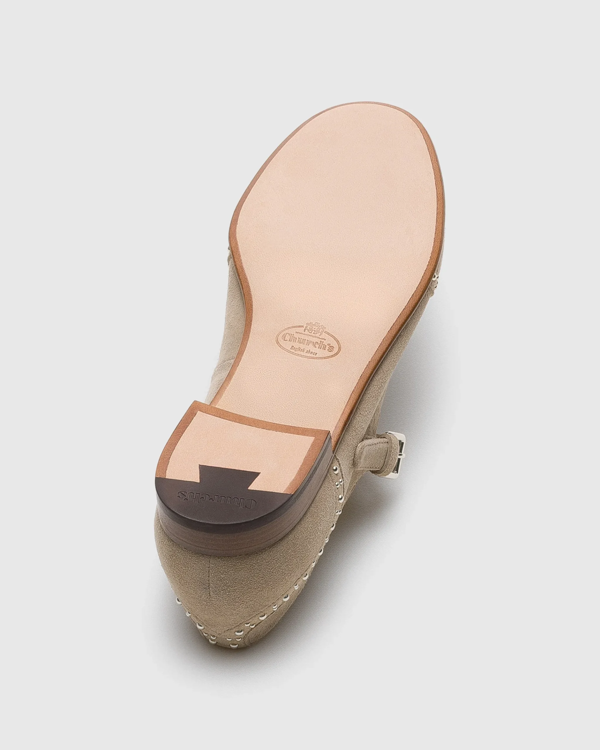 Opal Met - Suede Mary Jane Ballet Flat with Studs