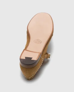 Opal Met - Suede Mary Jane Ballet Flat with Studs