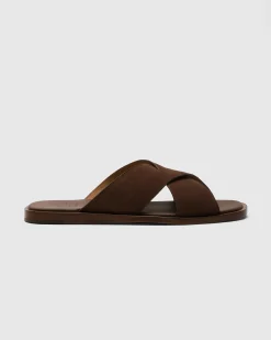 Oriyah - Suede Crisscross Sandal