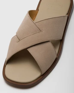 Oriyah - Suede Crisscross Sandal