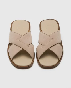Oriyah - Suede Crisscross Sandal