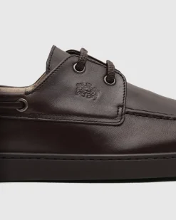 Peblees Beach - Pull-up Calfskin Slip-on Boat Shoe