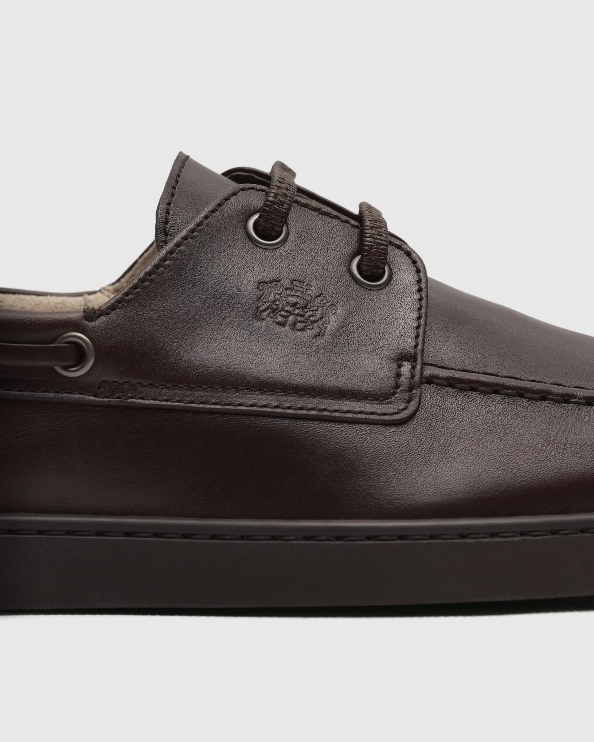 Peblees Beach - Pull-up Calfskin Slip-on Boat Shoe