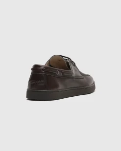 Peblees Beach - Pull-up Calfskin Slip-on Boat Shoe