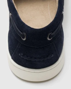 Peblees Beach - Suede Slip-on Boat Shoe