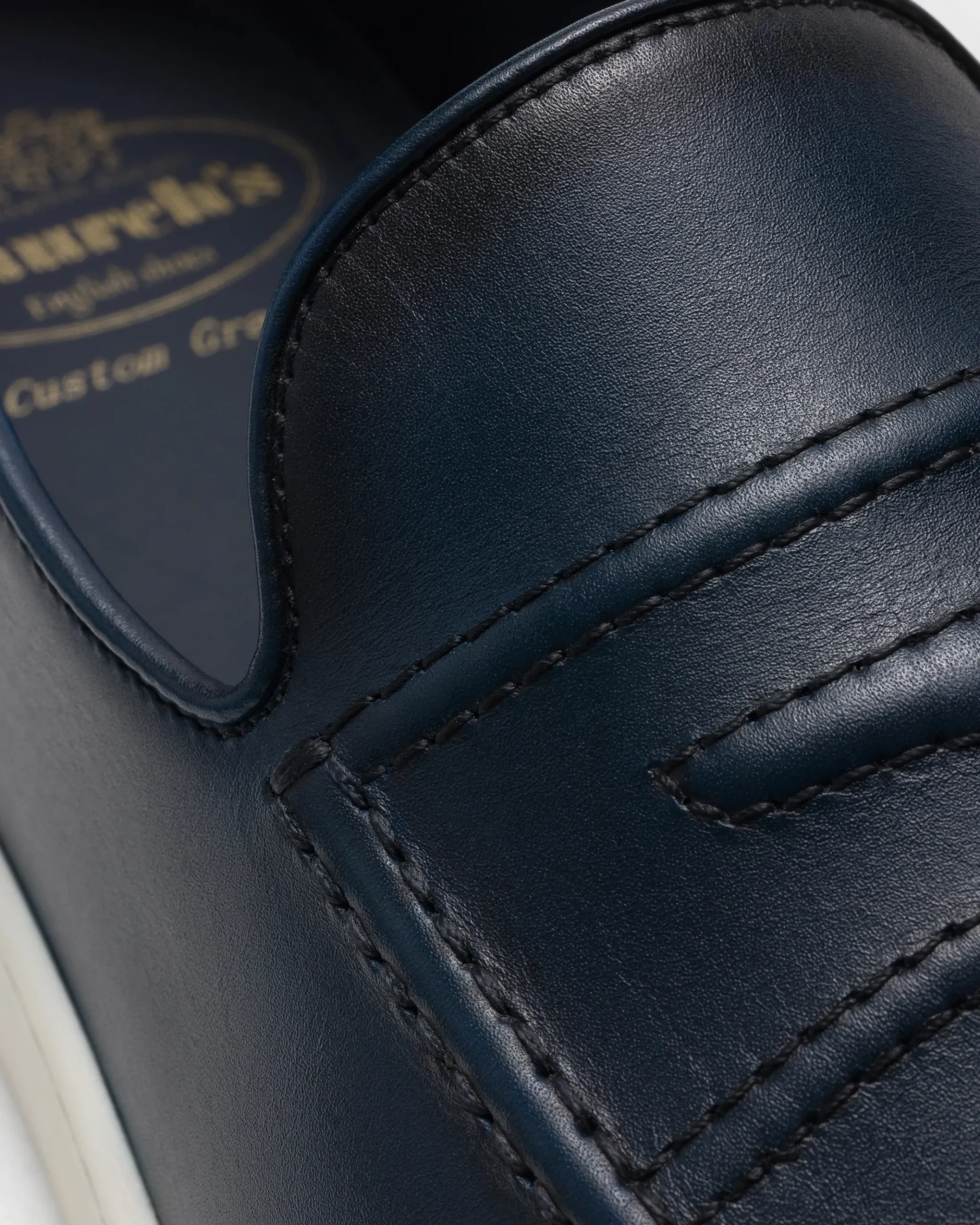 Peebles - Calfskin Loafer with Antique Finish