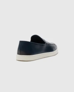 Peebles - Calfskin Loafer with Antique Finish