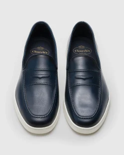 Peebles - Calfskin Loafer with Antique Finish
